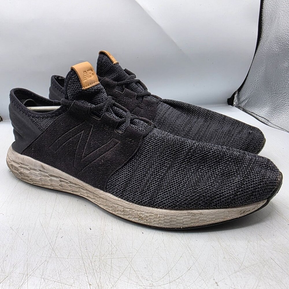 New Balance Fresh Foam Cruz V2 Mens Size 15 2E Black Athletic Shoes Running